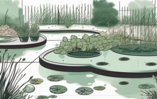 An over-fertilized garden with wilted plants