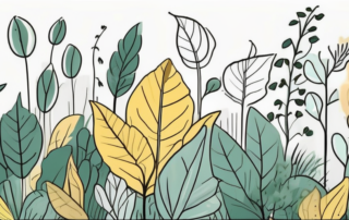 A garden showing signs of over-fertilization