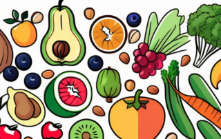 A variety of colorful fruits