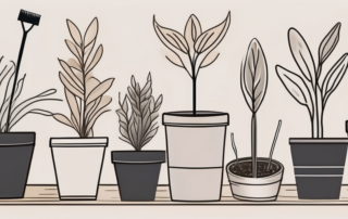 A variety of gardening tools