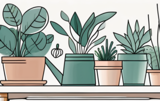 A cozy home garden scene