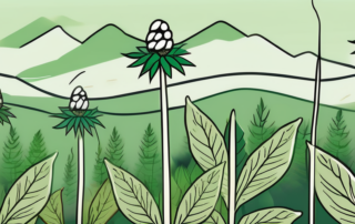 Feminized cannabis seeds sprouting into healthy plants