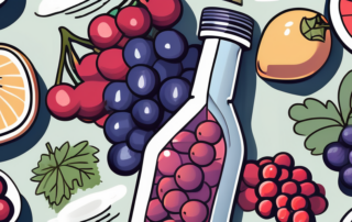 A variety of fruits like grapes and berries