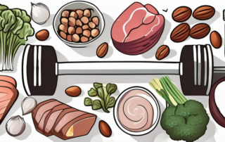 Various healthy foods like lean meats
