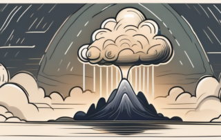 A cbd oil dropper with a glowing aura