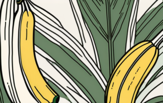 Various banana varieties with their distinctive features