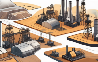 Various precious raw materials like gold