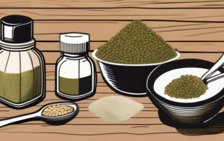 Various hemp products such as hemp seeds