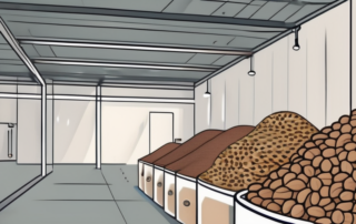 A few grow-grow nuts in a well-ventilated