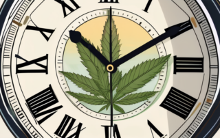 A clock showing a specific time