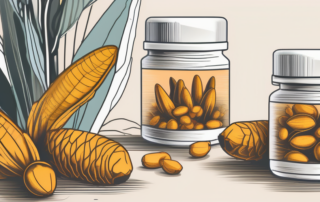 Several high-quality curcuma capsules