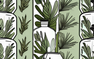 A dropper bottle with hhc oil