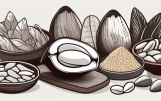 Various foods such as brazil nuts