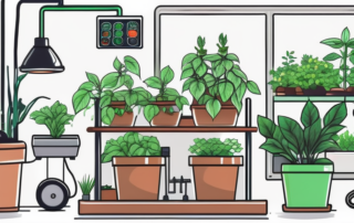 A complete led grow-set