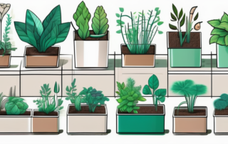 A detailed and well-organized growbox set