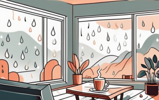 A cozy indoor scene with various activities such as a board game