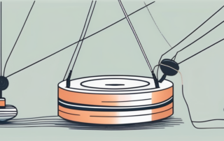 A yo-yo with the string being properly attached