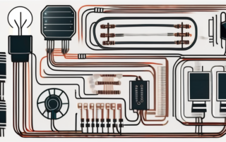 Various electronic components like circuits