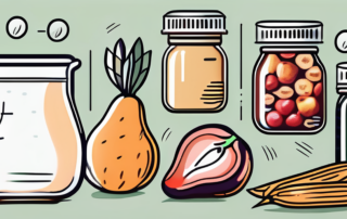 A variety of edible products like fruits