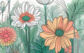 Hhc-o flowers in a lush
