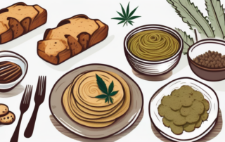 A variety of delicious dishes made from hemp flour