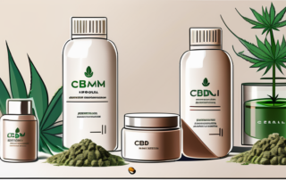 Various cbd products like oil