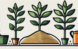 A few hemp seeds being sown into fertile soil