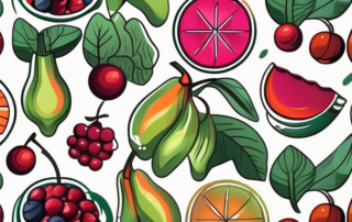 Various vibrant fruits and vegetables