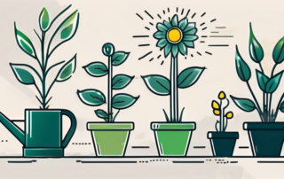 A seed sprouting into a healthy