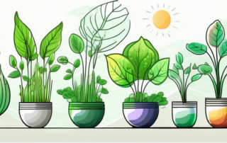 Various plants under sunlight