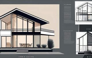 A step-by-step construction process of a home extension