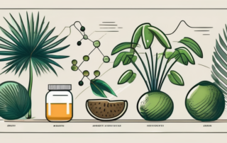 Various types of plants that produce fats with saturated fatty acids