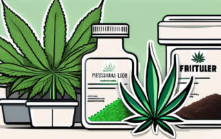 Several types of fertilizer next to healthy