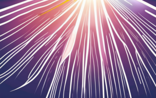 Uv light rays eliminating bacteria and viruses on a surface