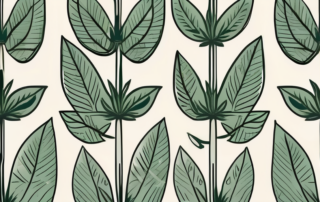 A cannabis plant with both male and female characteristics