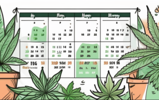 A calendar with the best month highlighted