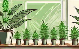 Various led lights shining on a healthy