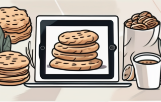 A variety of hash cookies displayed on a digital tablet screen