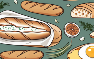 A freshly baked baguette