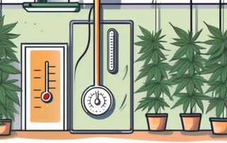 A well-ventilated room with a thermometer showing optimal temperature