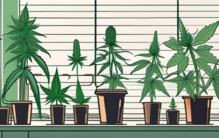 Several different types of cannabis plants
