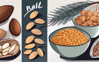 Various foods such as brazil nuts