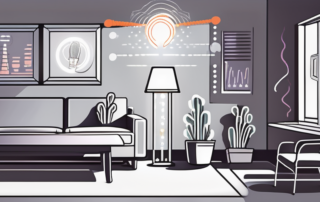 Various led uv light devices illuminating a dark room