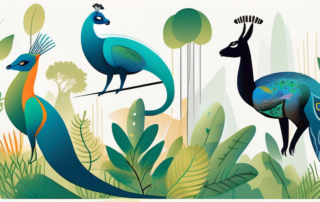 A diverse group of exotic and fascinating animals from around the world