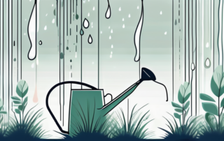 A high-quality watering can with a long spout