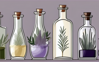 Various types of oils like olive