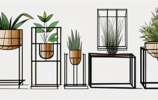 Various diy plant supports made from different materials like bamboo