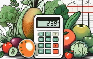 A lush garden filled with various types of fruits and vegetables