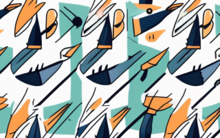 A migraine injection pen surrounded by symbolic imagery such as lightning bolts (representing pain) and calming waves (representing relief)