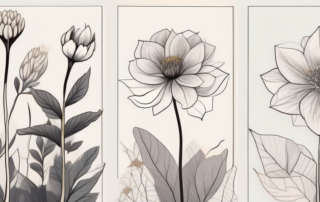 A variety of flowering plants in different stages of bloom